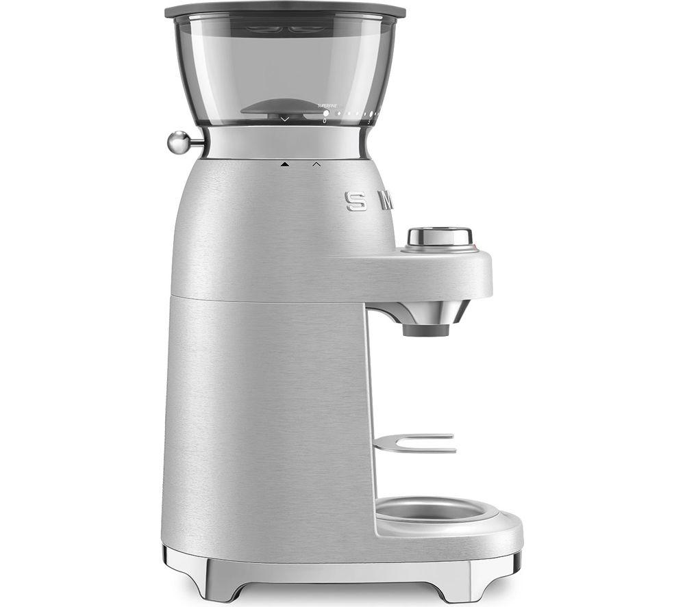 SMEG CGF02SSUK Electric Coffee Grinder - Stainless Steel image number 4 of 9