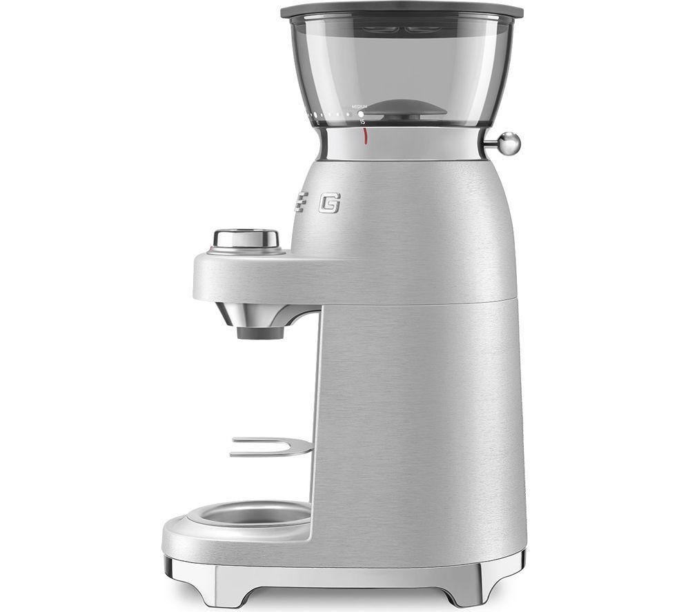 SMEG CGF02SSUK Electric Coffee Grinder - Stainless Steel image number 5 of 9