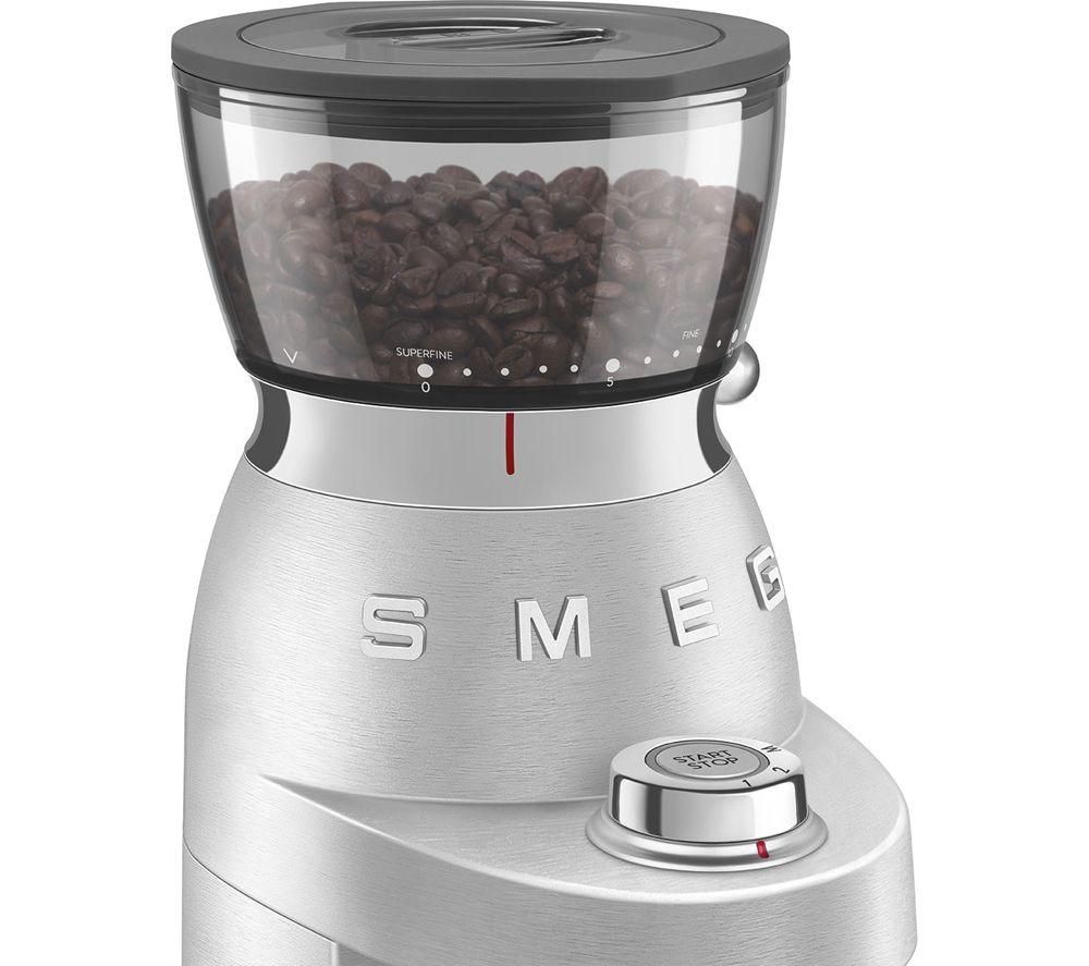 SMEG CGF02SSUK Electric Coffee Grinder - Stainless Steel image number 9 of 9