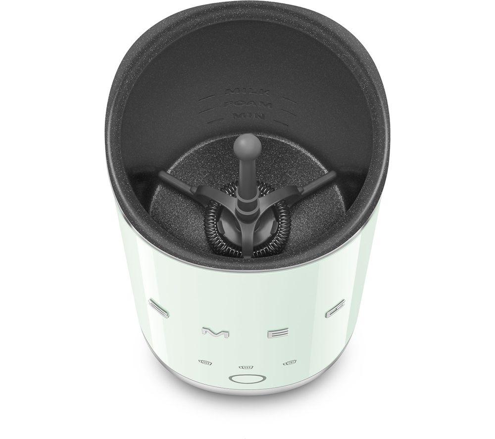 SMEG MFF02PGUK Milk Frother - Pastel Green image number 7 of 8