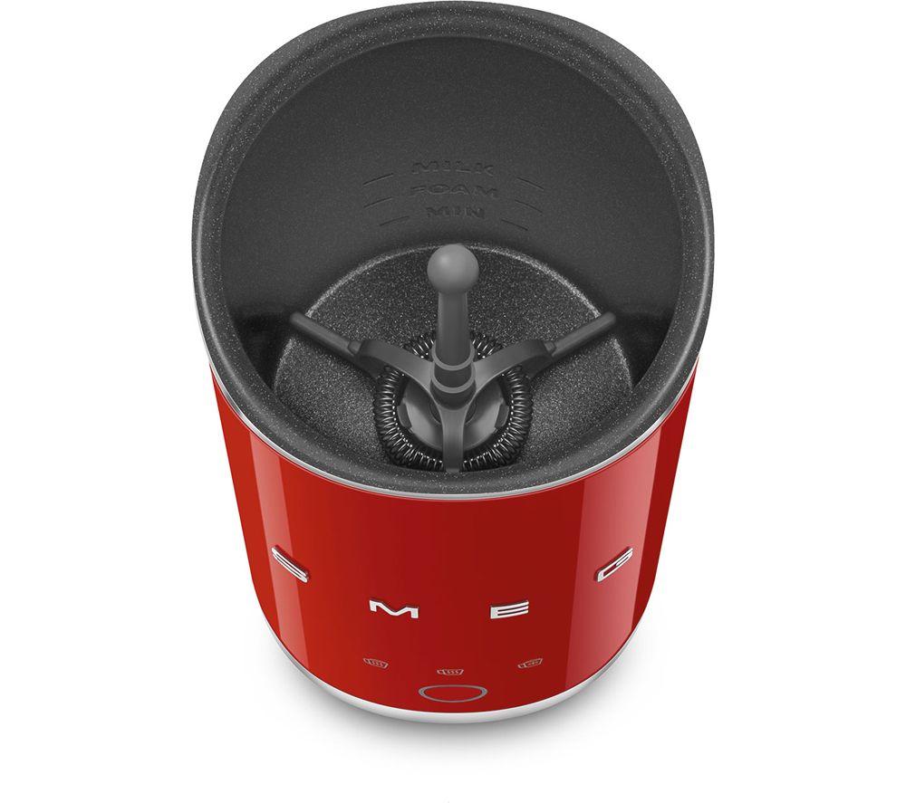 SMEG MFF02RDUK Milk Frother - Red image number 6 of 7