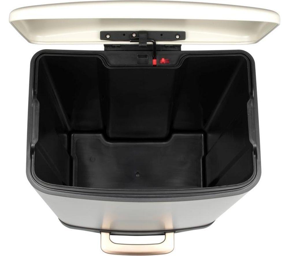 SALTER BW14806 50-litre Rectangular Bin - Cream image number 3 of 7