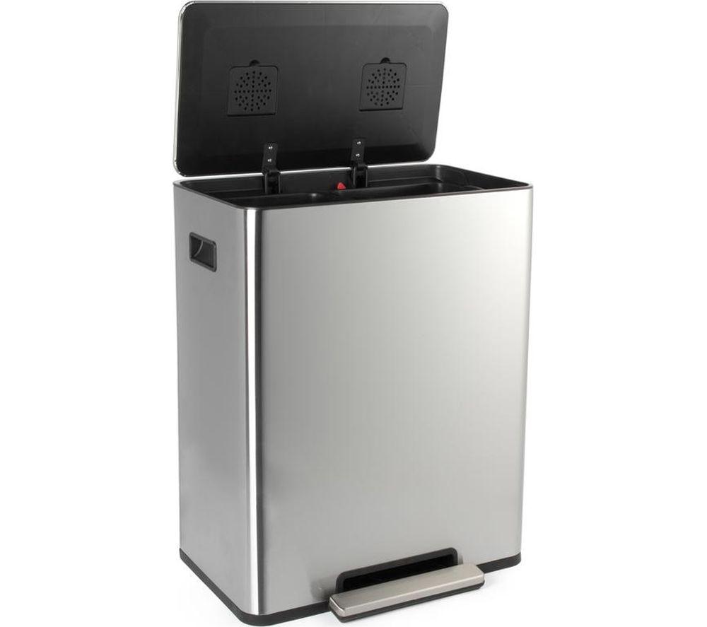 SALTER BW14807 60-litre Rectangular Bin - Silver image number 2 of 7