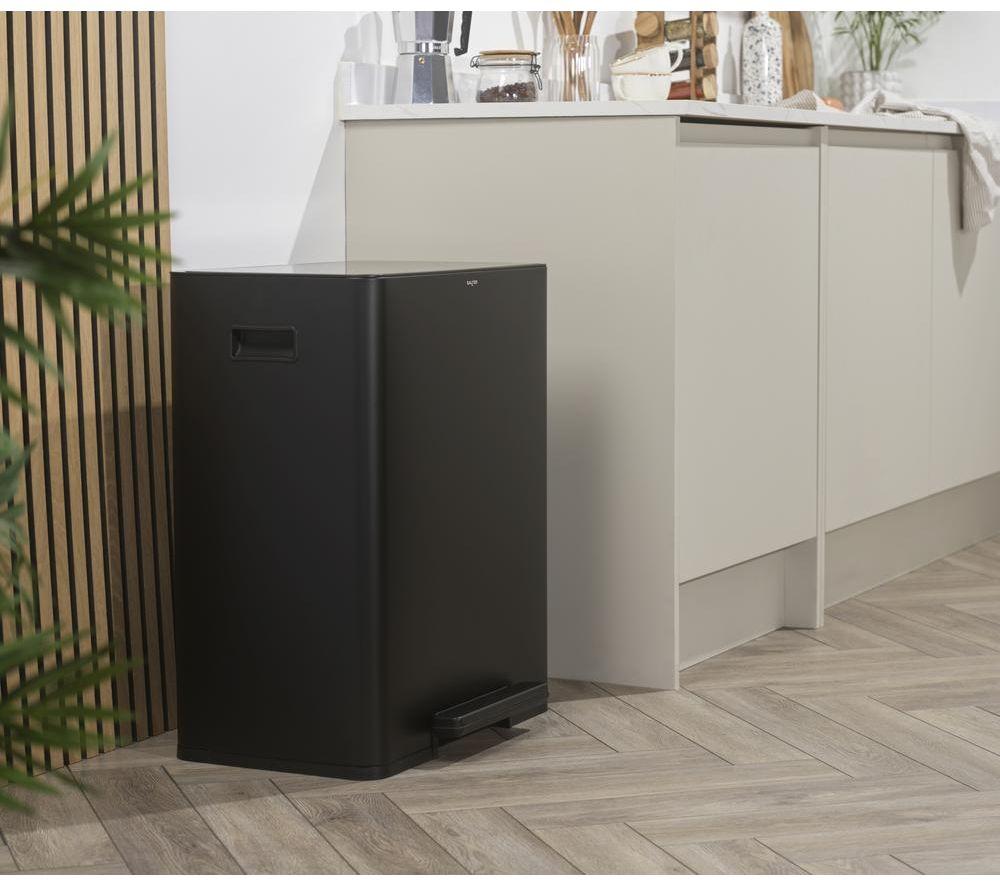 SALTER BW14807B 60-litre Rectangular Bin - Black image number 6 of 7