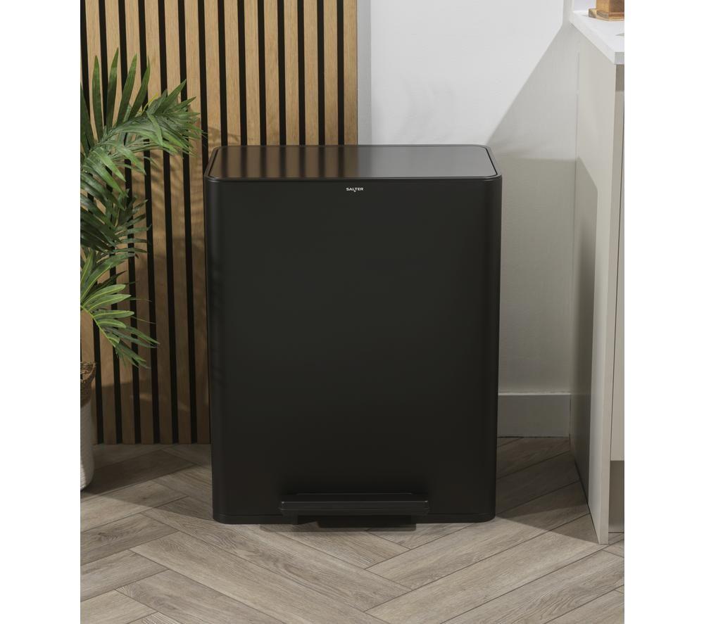 SALTER BW14807B 60-litre Rectangular Bin - Black image number 7 of 7