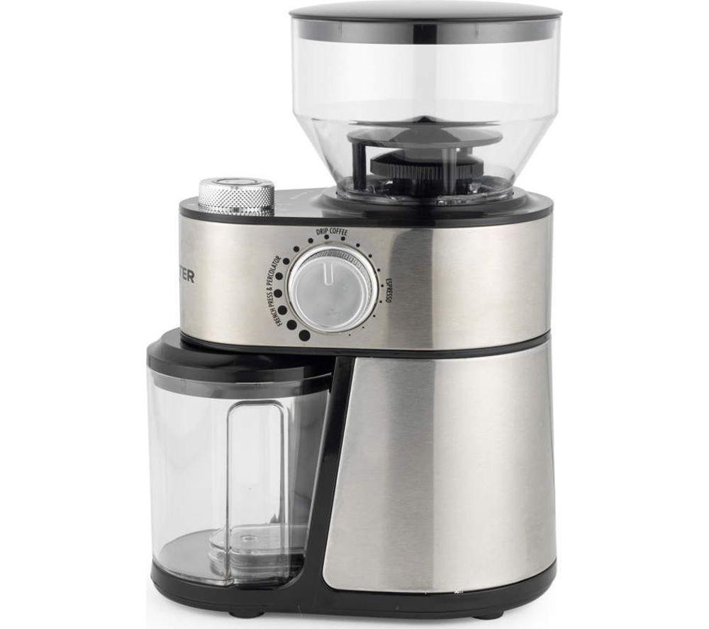 SALTER EK6739 Electric Coffee Grinder - Black & Silver image number 2 of 8