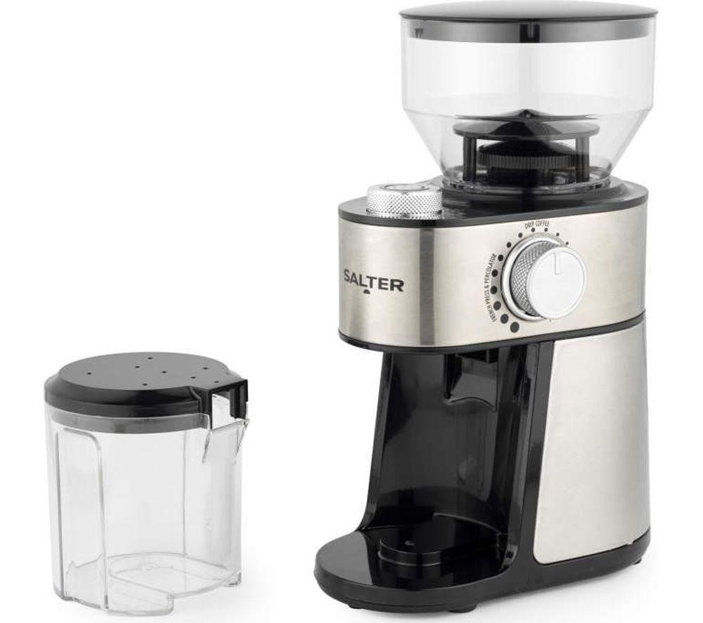 SALTER EK6739 Electric Coffee Grinder - Black & Silver image number 3 of 8