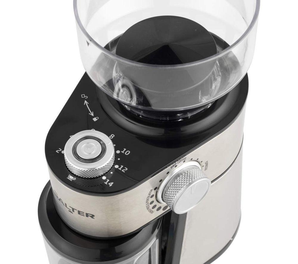 SALTER EK6739 Electric Coffee Grinder - Black & Silver image number 5 of 8