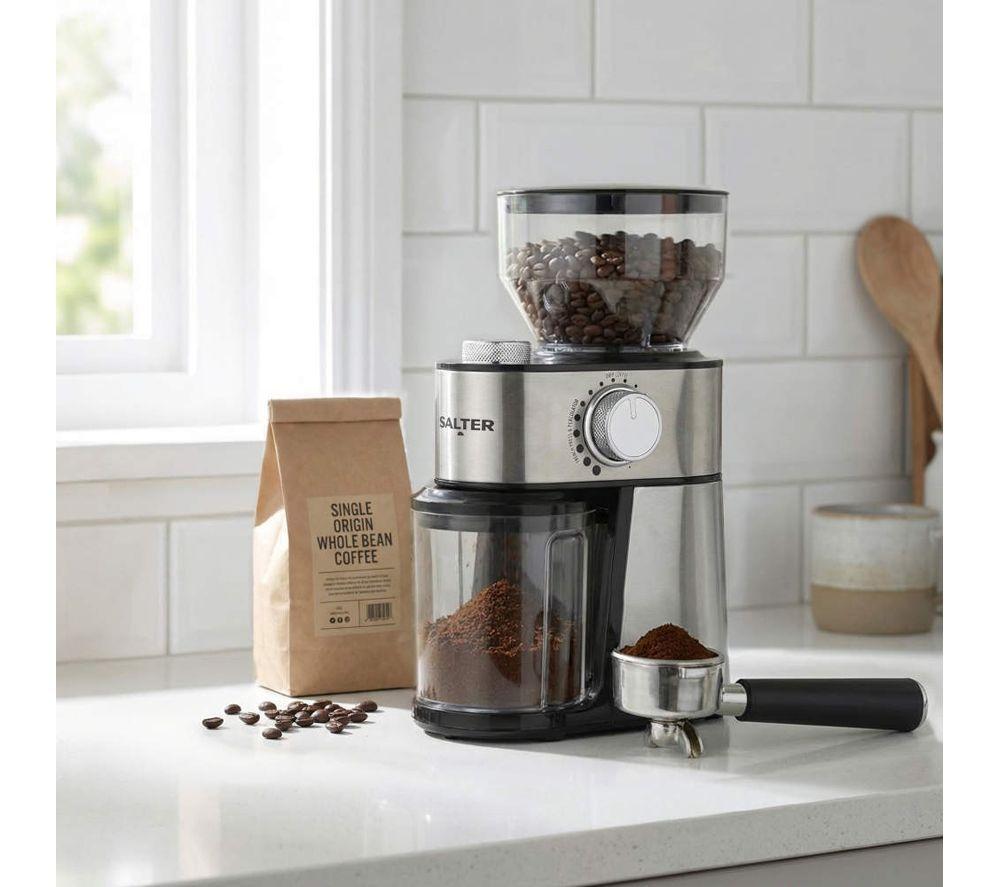 SALTER EK6739 Electric Coffee Grinder - Black & Silver image number 7 of 8