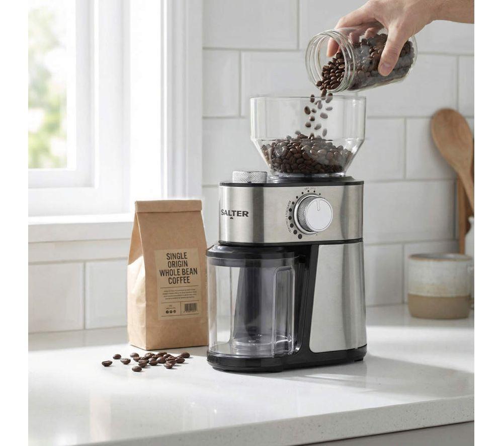 SALTER EK6739 Electric Coffee Grinder - Black & Silver image number 8 of 8