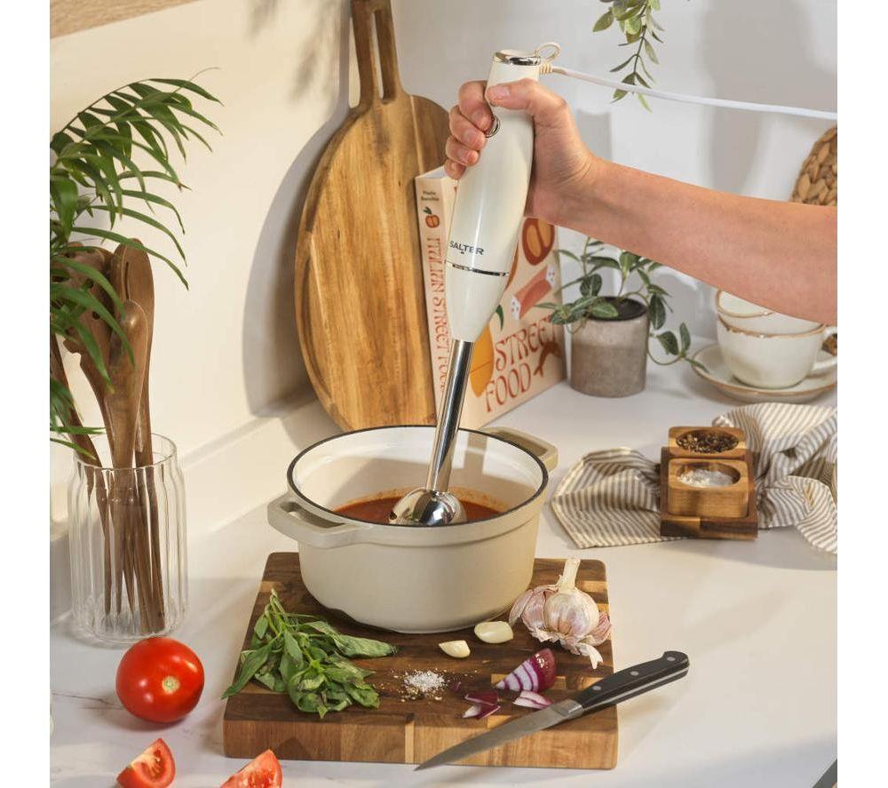 SALTER Retro 3-in-1 Hand Blender - Cream image number 4 of 8