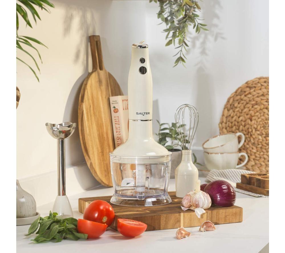 SALTER Retro 3-in-1 Hand Blender - Cream image number 6 of 8