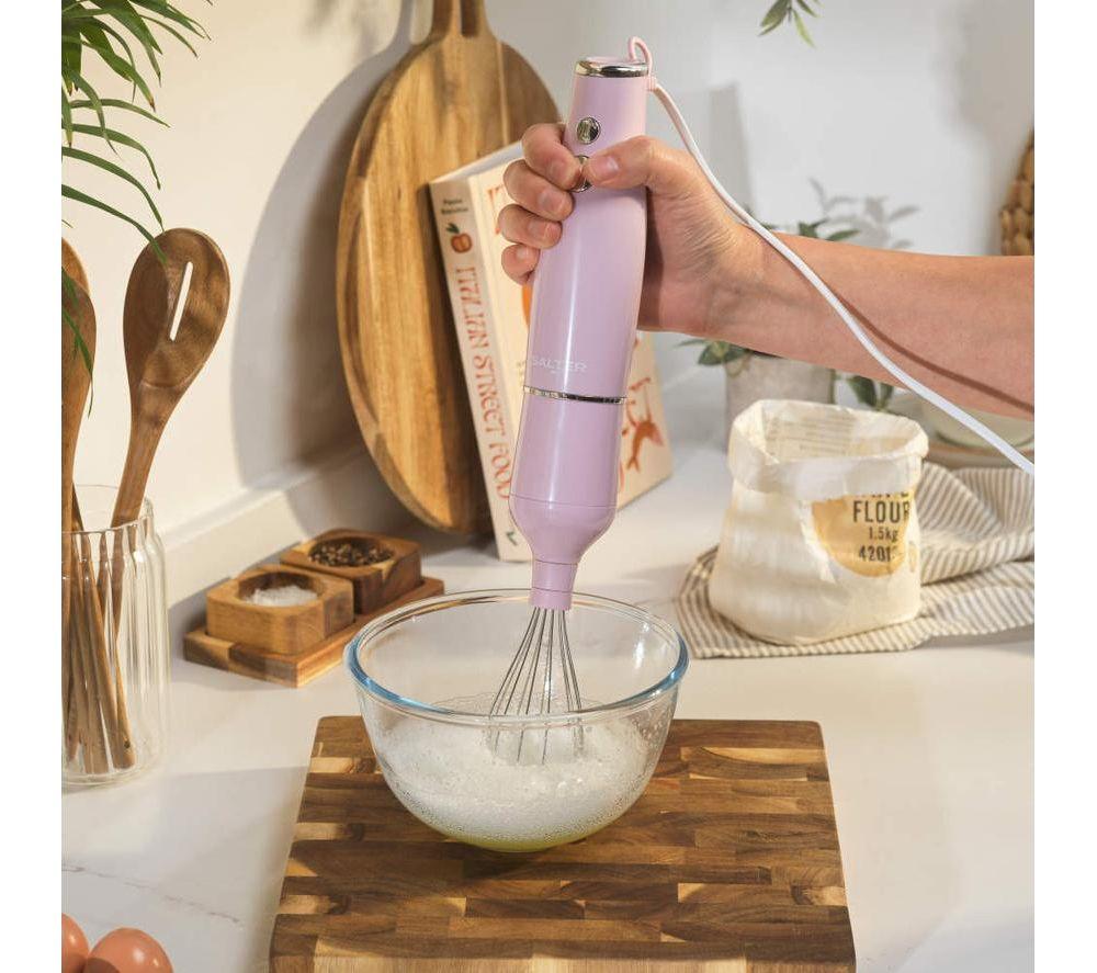 SALTER Retro 3-in-1 Hand Blender - Pink image number 3 of 7