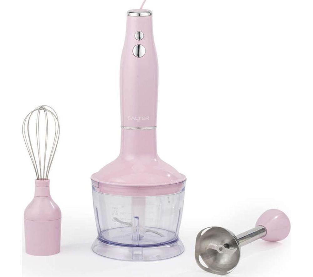 SALTER Retro 3-in-1 Hand Blender - Pink image number 6 of 7
