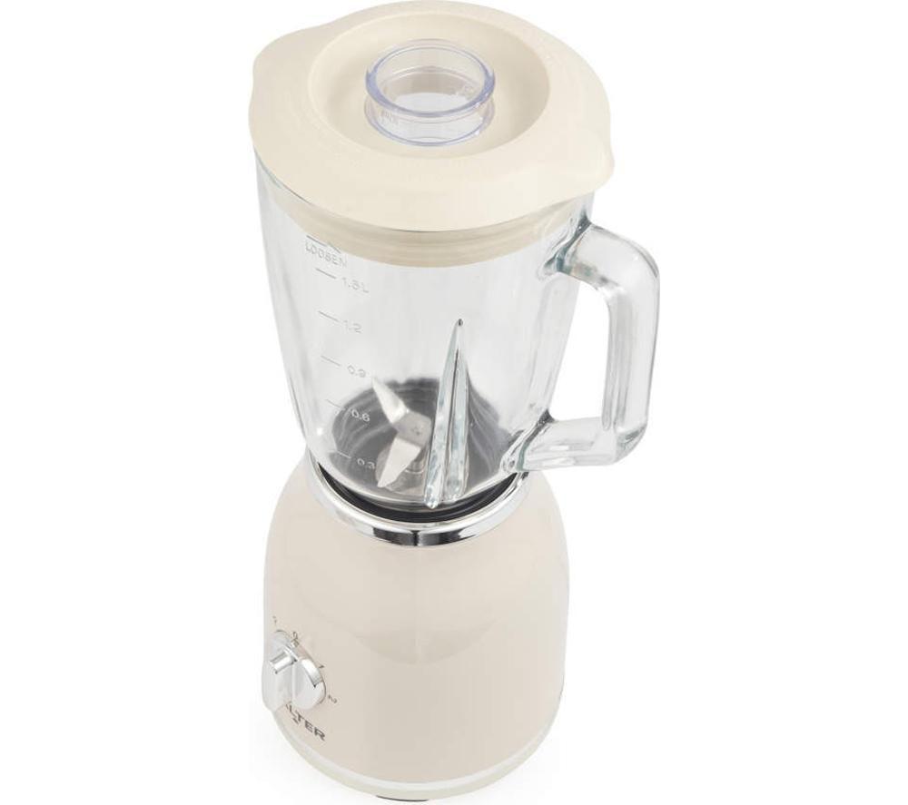 SALTER Retro Glass Jug Blender - Cream image number 2 of 9