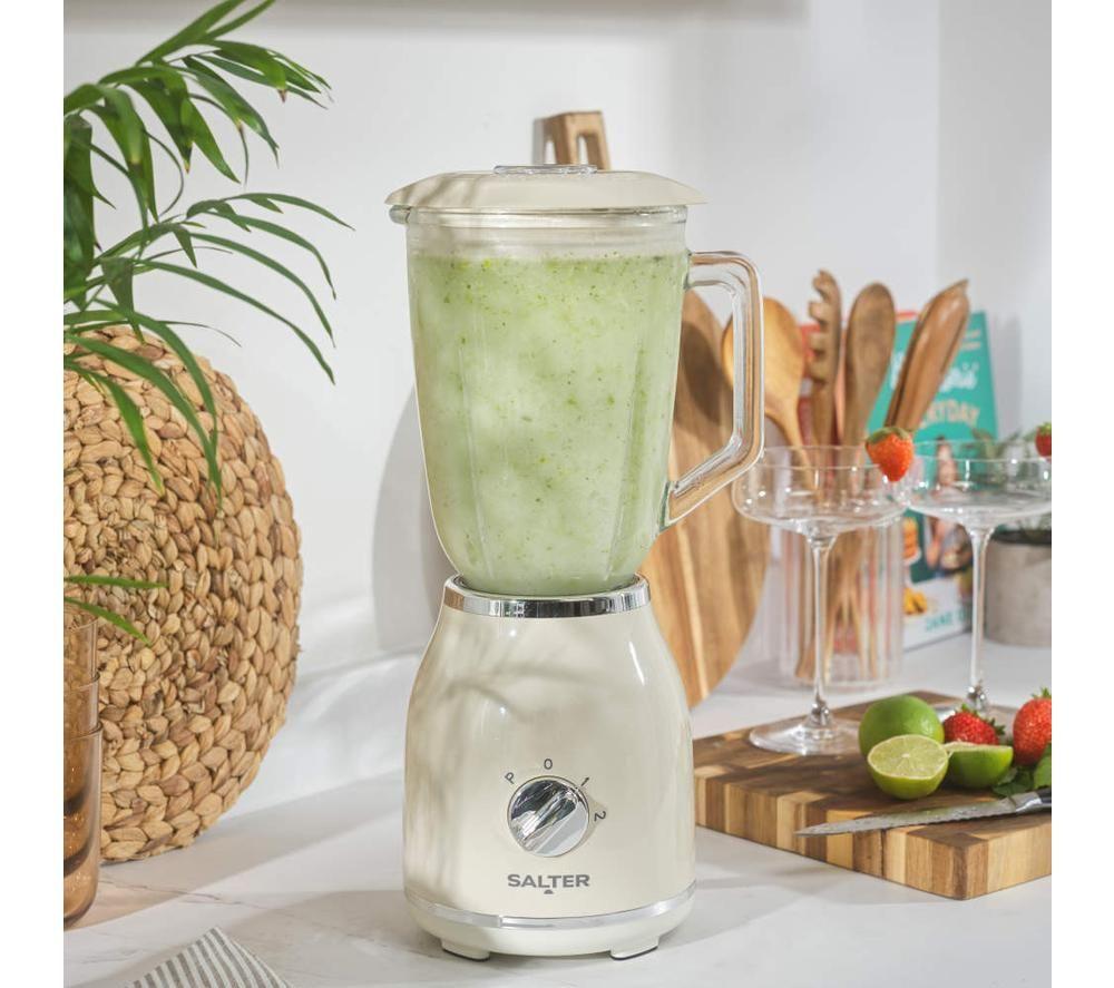 SALTER Retro Glass Jug Blender - Cream image number 6 of 9