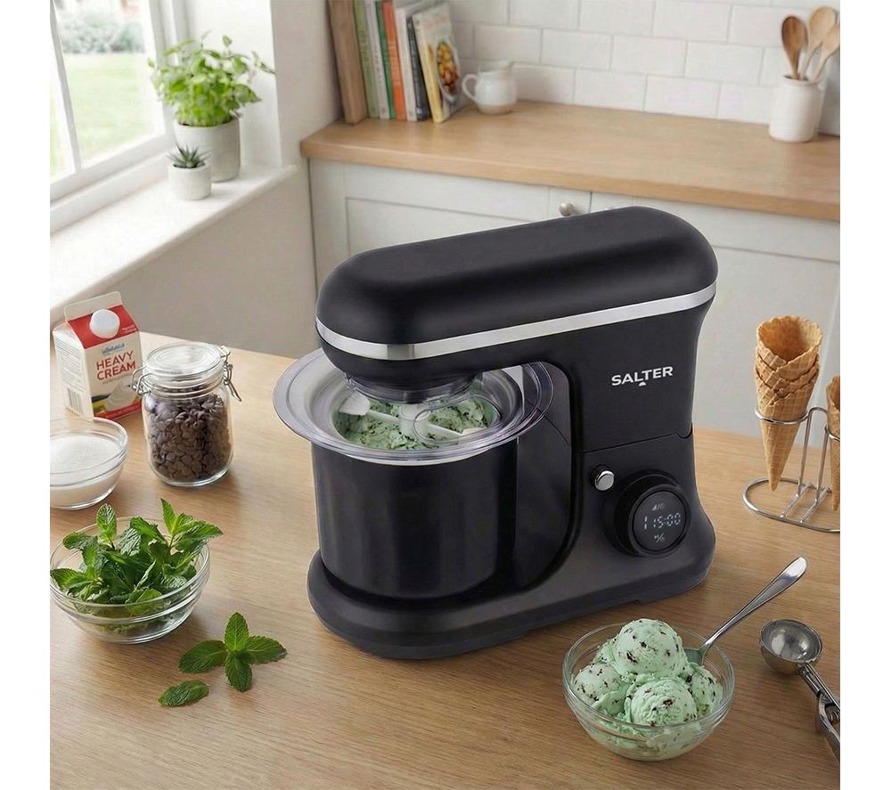 SALTER EK6737 Digital Ice Cream Maker & Stand Mixer - Black image number 3 of 8