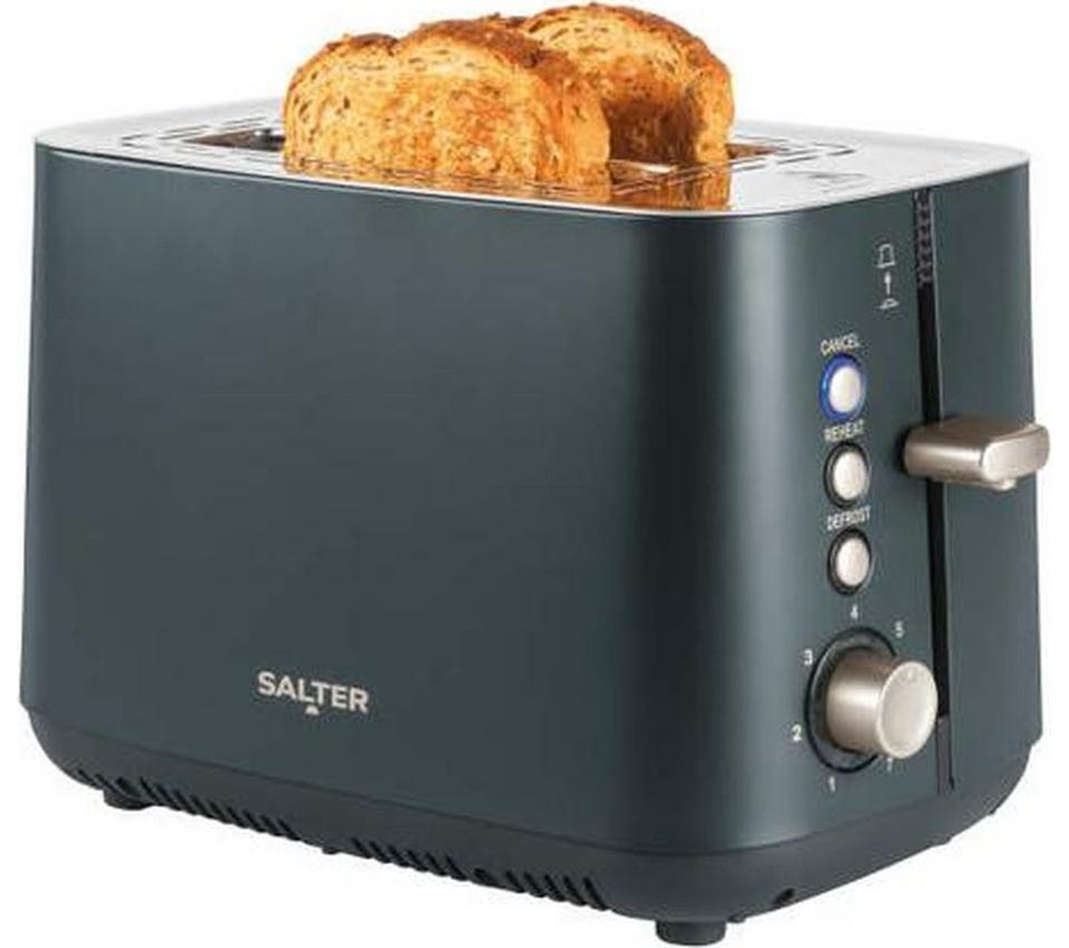 SALTER Marino EK5564BGRY 2-Slice Toaster - Grey