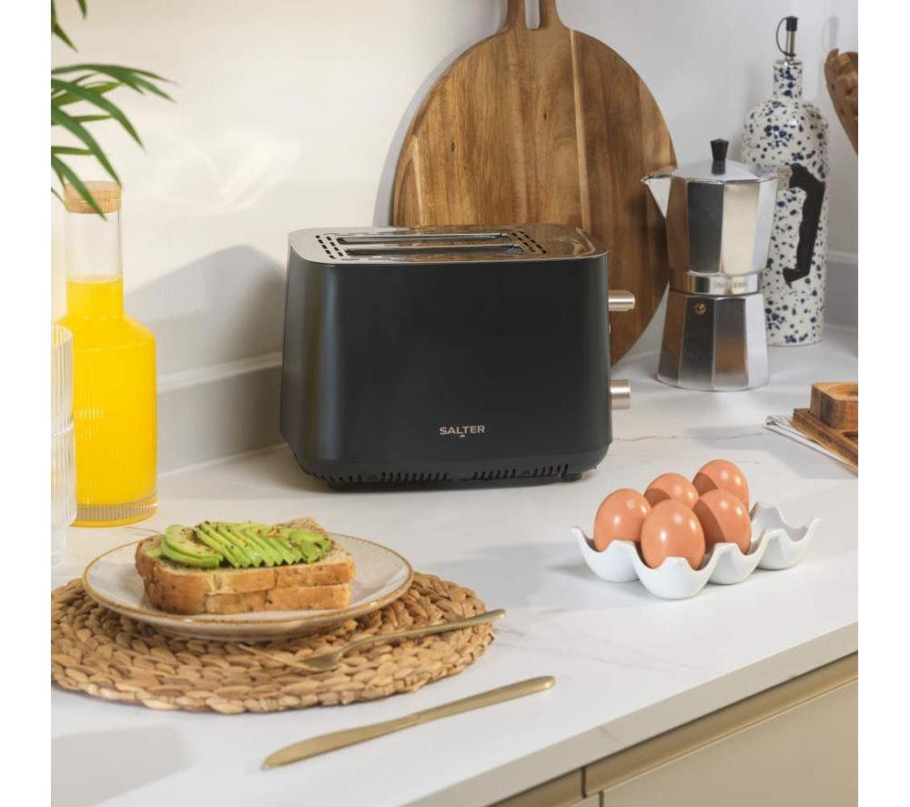 SALTER Marino EK5564BGRY 2-Slice Toaster - Grey image number 3 of 7