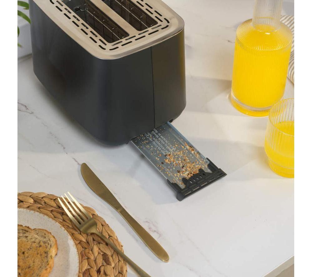 SALTER Marino EK5564BGRY 2-Slice Toaster - Grey image number 4 of 7