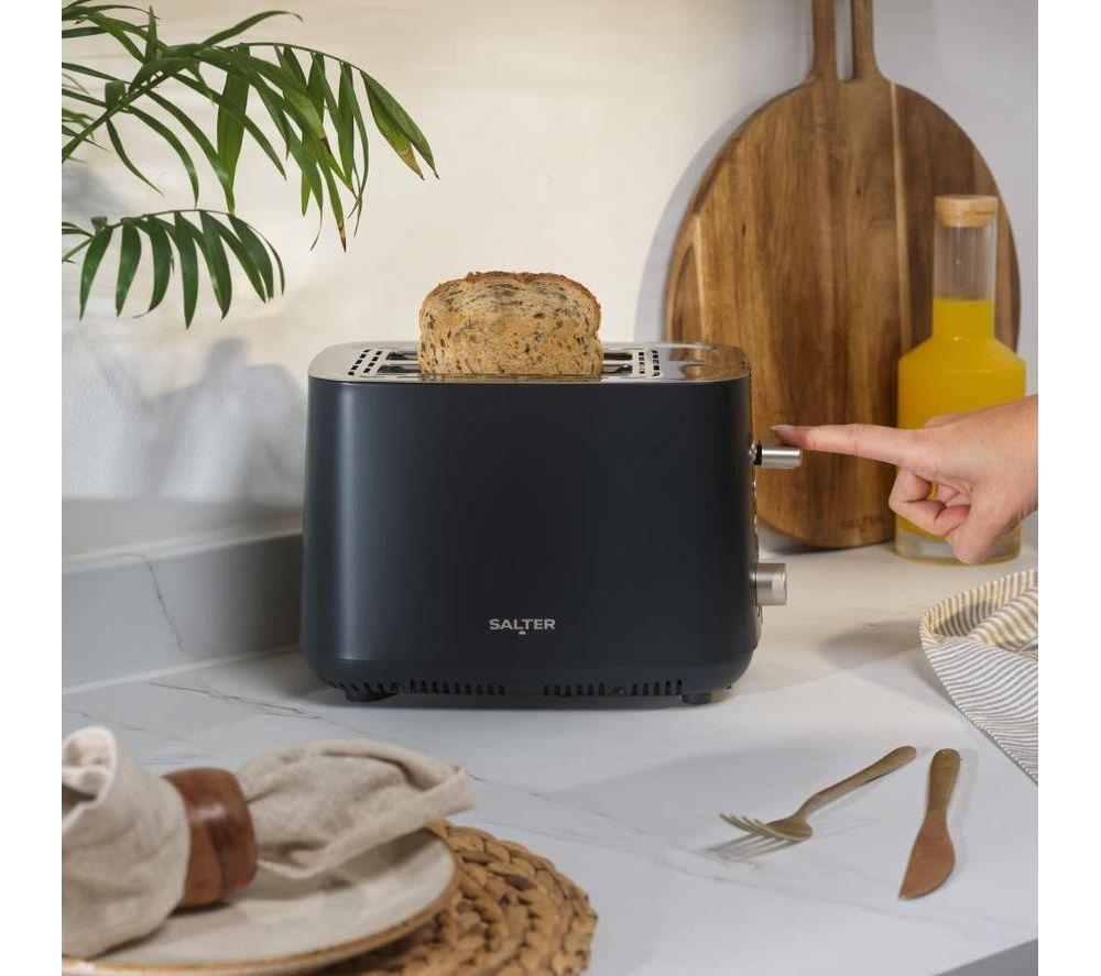 SALTER Marino EK5564BGRY 2-Slice Toaster - Grey image number 5 of 7