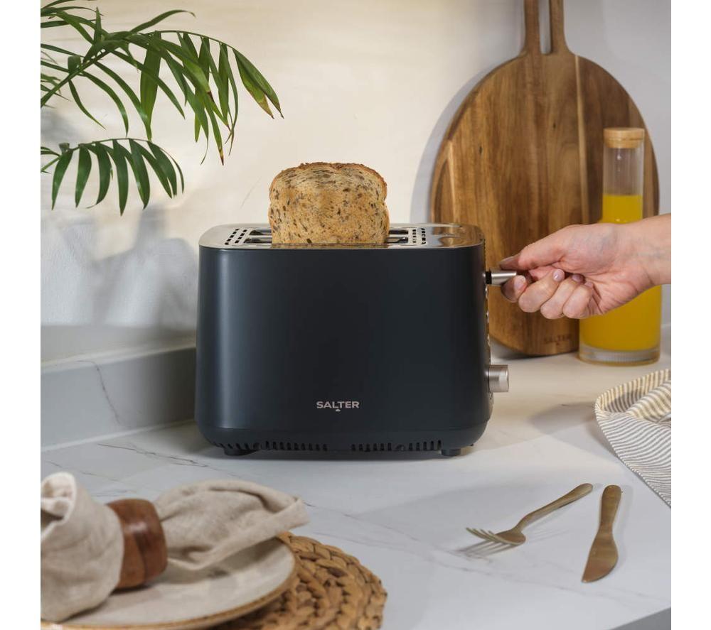 SALTER Marino EK5564BGRY 2-Slice Toaster - Grey image number 6 of 7