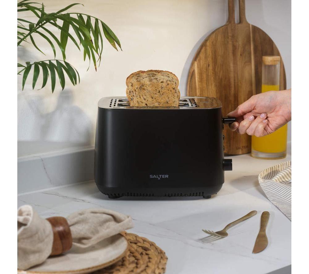 SALTER Kuro EK5564MBLK 2-Slice Toaster - Black image number 4 of 7