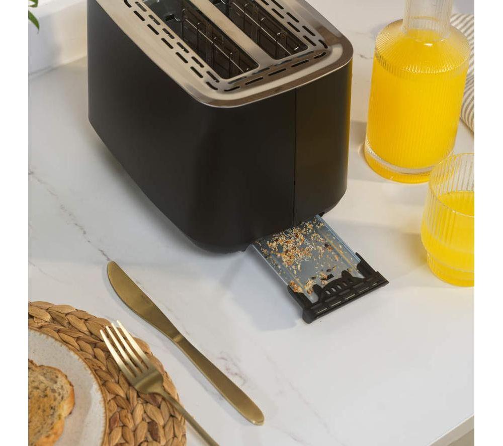 SALTER Kuro EK5564MBLK 2-Slice Toaster - Black image number 6 of 7