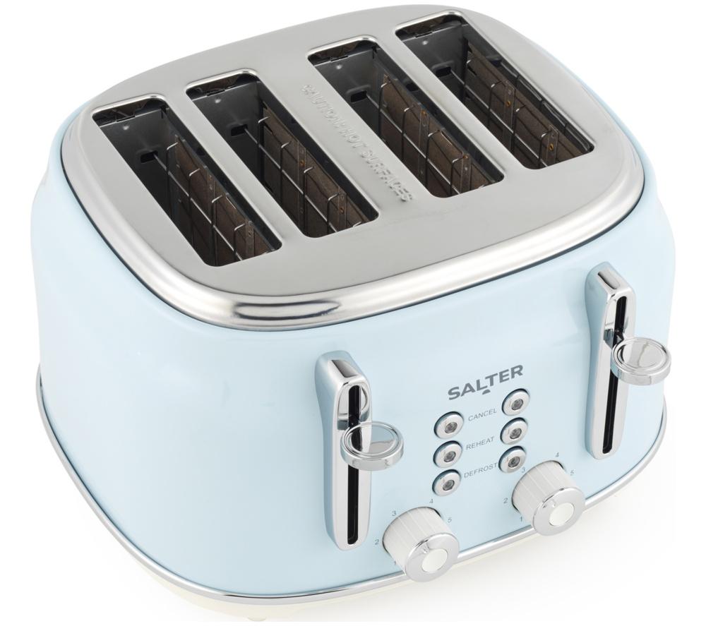 SALTER Retro EK5739BLU 4-Slice Toaster - Blue image number 10 of 11