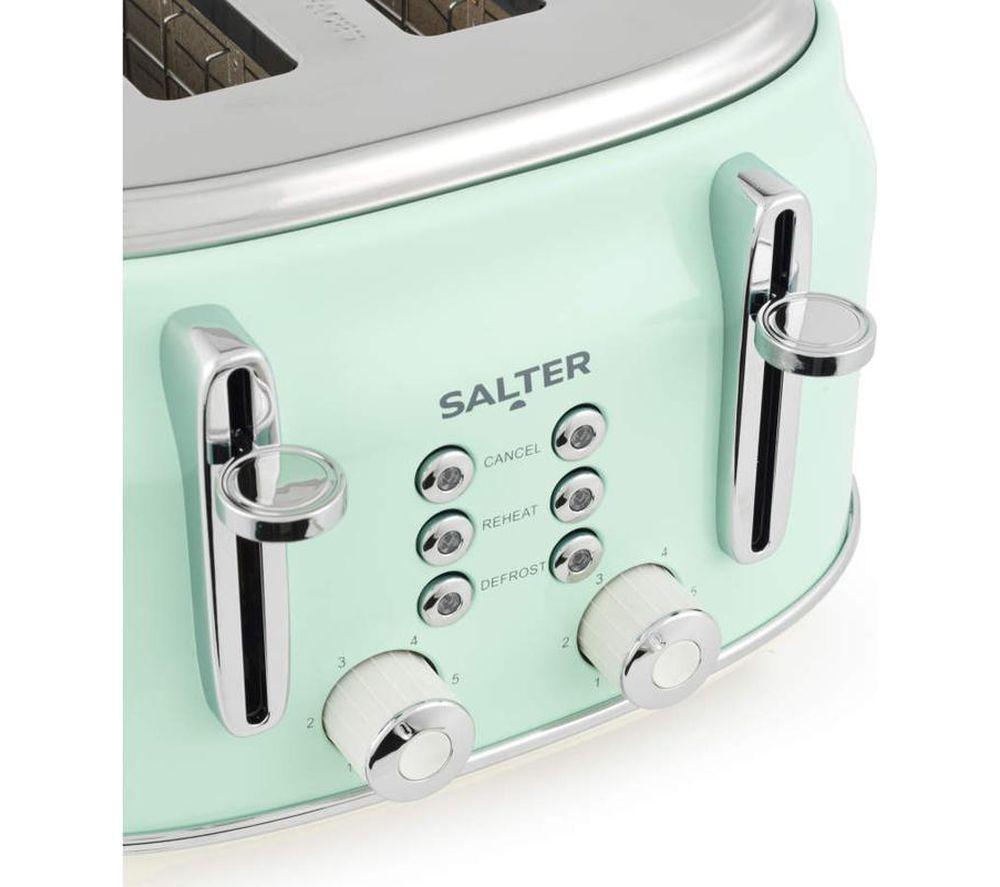 SALTER Retro EK5739GRN 4-Slice Toaster - Green image number 5 of 8