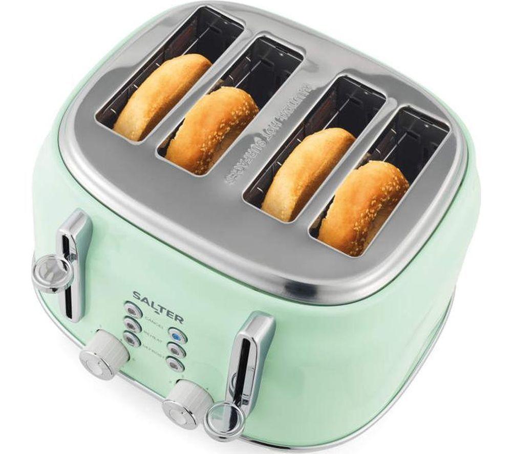 SALTER Retro EK5739GRN 4-Slice Toaster - Green image number 7 of 8