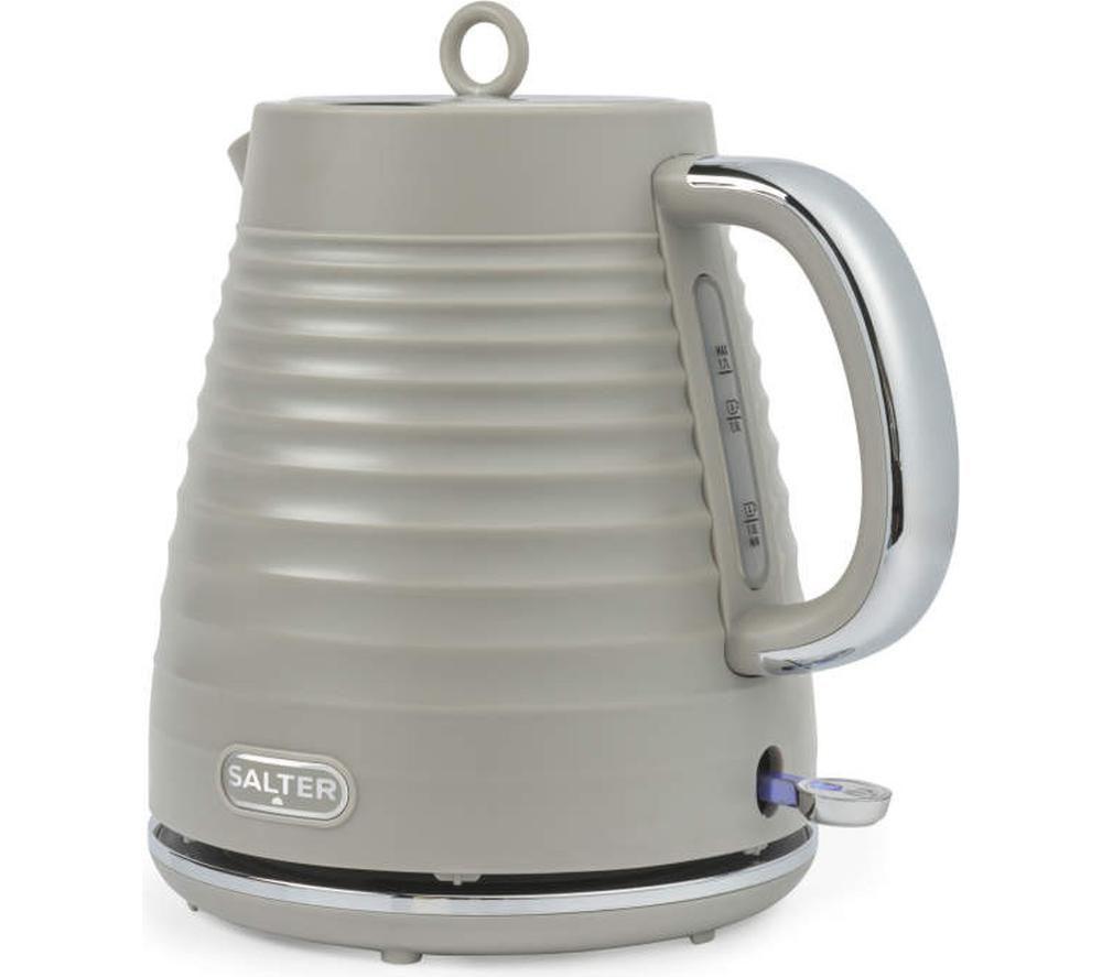 Salter Ripple Ek5742tpe Jug Kettle  Taupe, Silver/Grey
