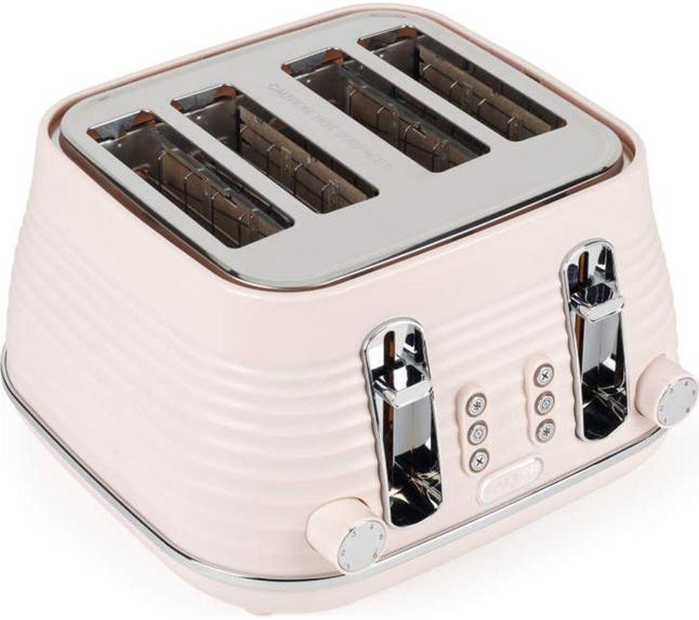 SALTER Ripple EK5743PNK 4-Slice Toaster - Pink image number 2 of 7