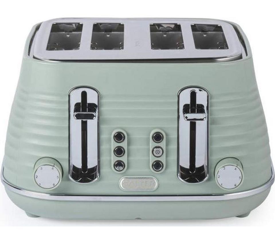 SALTER Ripple EK5743SGE 4-Slice Toaster - Sage
