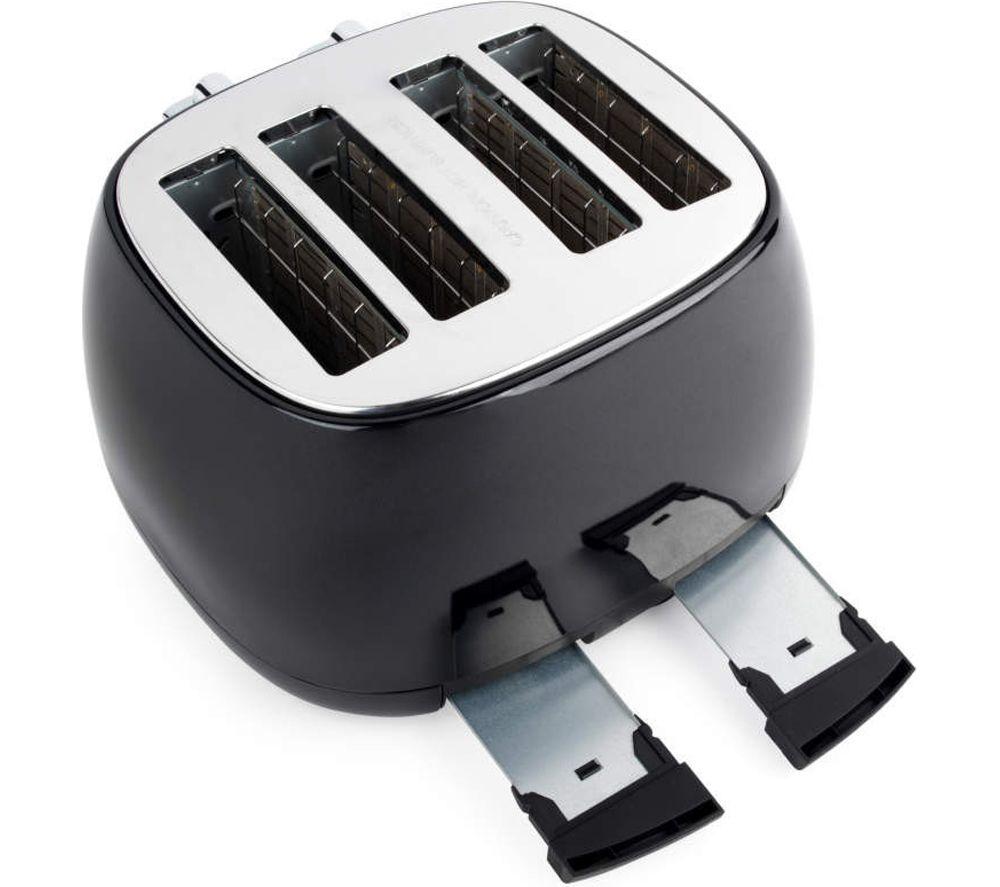 SALTER Boston EK6558MW 4-Slice Toaster - Black image number 2 of 6