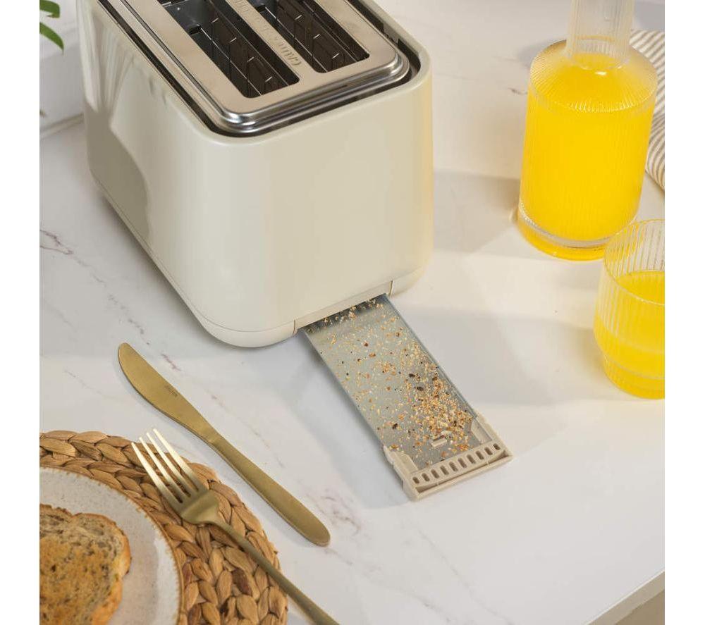 SALTER Pebble EK6722OB 2-Slice Toaster - Stone image number 6 of 7