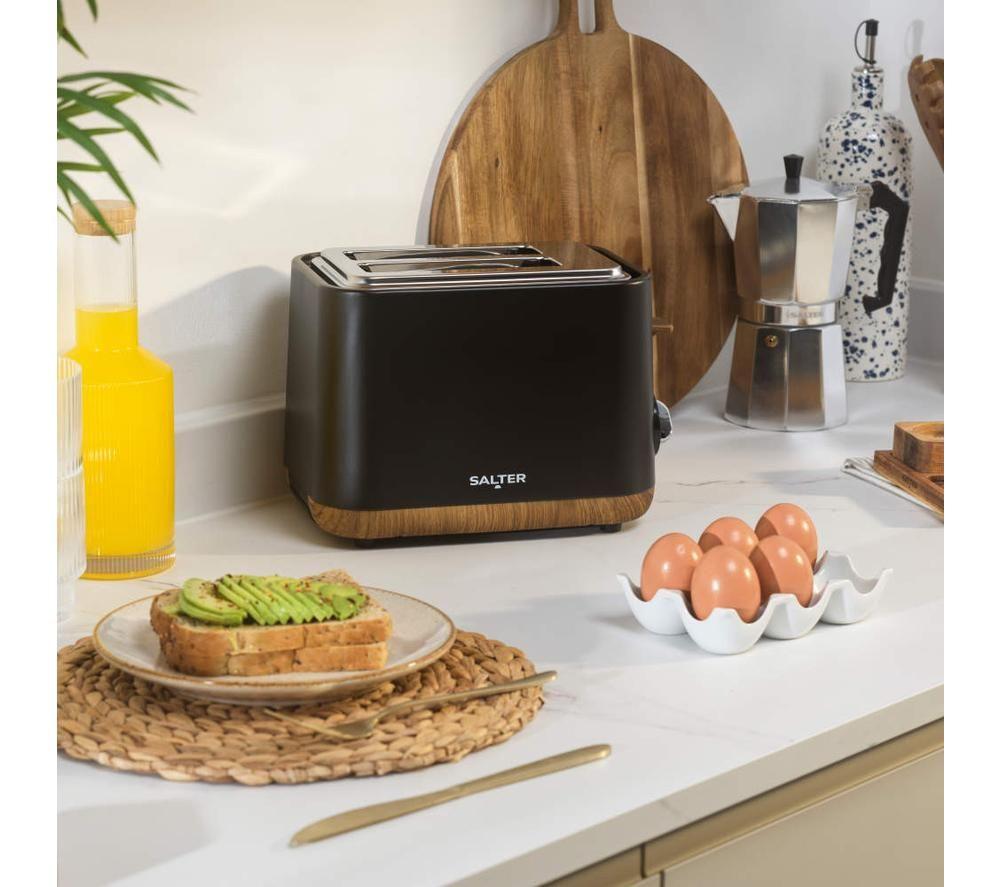 SALTER Toronto EK6722WBLK 2-Slice Toaster - Black image number 5 of 7