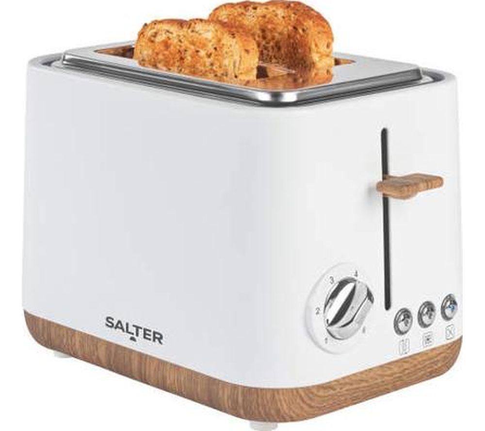 SALTER Toronto EK6722WWHT 2-Slice Toaster - White image number 2 of 6