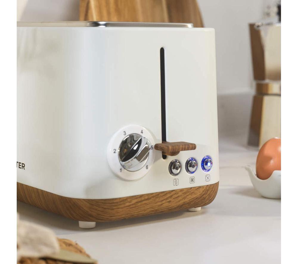 SALTER Toronto EK6722WWHT 2-Slice Toaster - White image number 6 of 6