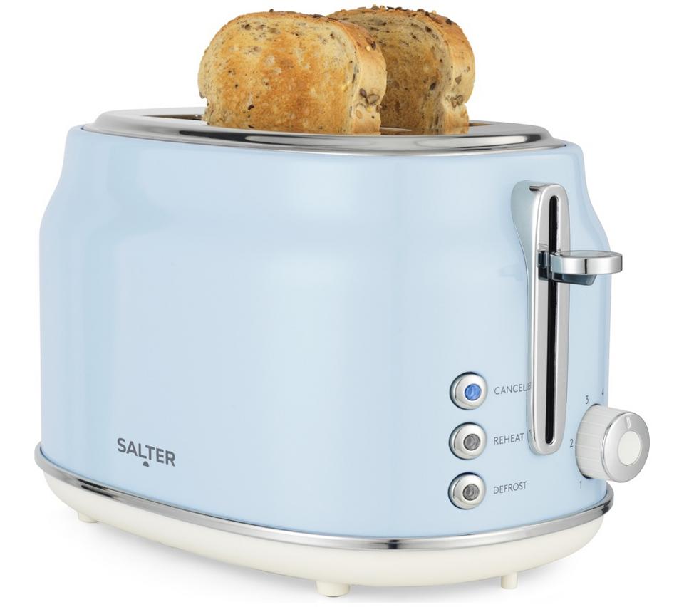 SALTER Retro EK6724BLU 2-Slice Toaster - Blue