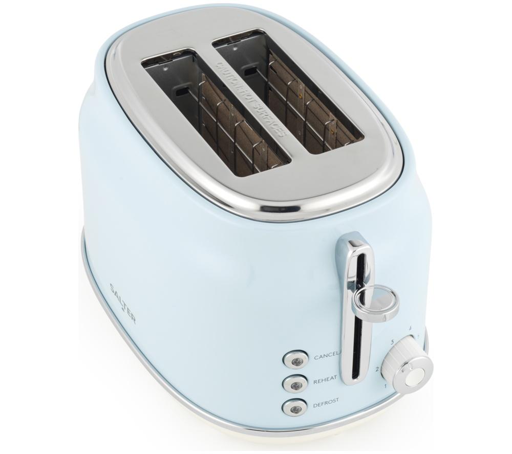 SALTER Retro EK6724BLU 2-Slice Toaster - Blue image number 8 of 12