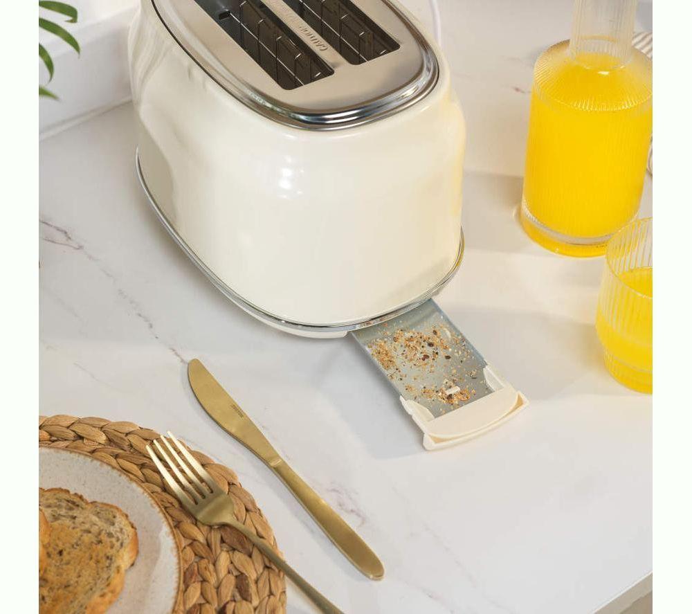 SALTER Retro EK6724CRM 2-Slice Toaster - Cream image number 6 of 7
