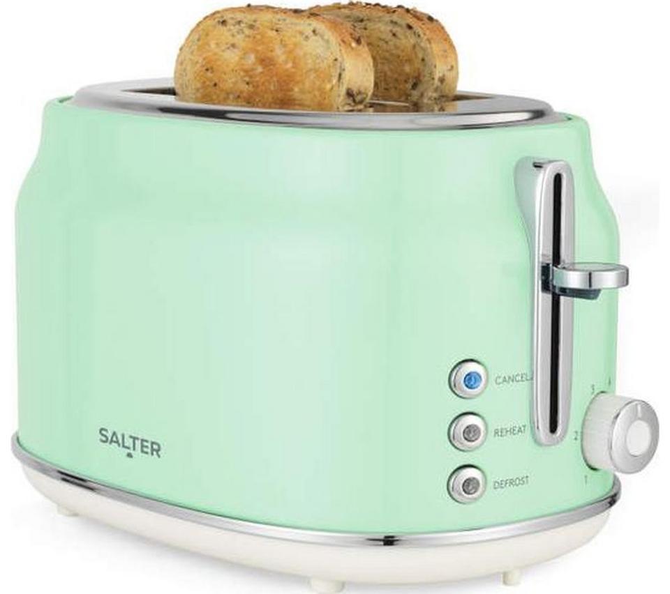 SALTER Retro EK6724GRN 2-Slice Toaster - Green