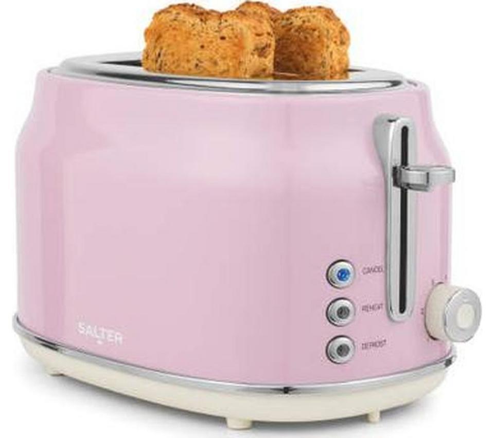 SALTER Retro EK6724PNK 2-Slice Toaster - Pink