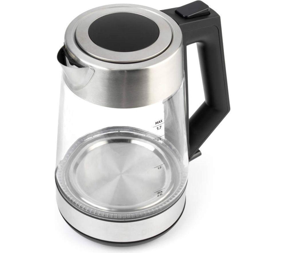 SALTER EK6735 Colour Changing Glass Kettle &ndash; Black & Silver image number 6 of 7