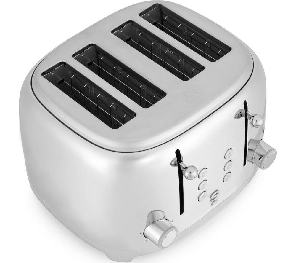 SALTER Muse EK6744 4-Slice Toaster - Silver image number 2 of 11