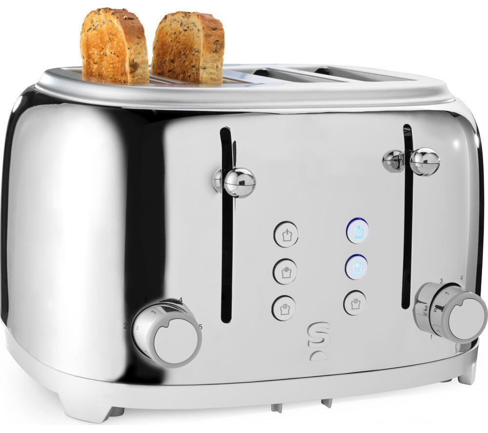 SALTER Muse EK6744 4-Slice Toaster - Silver image number 5 of 11