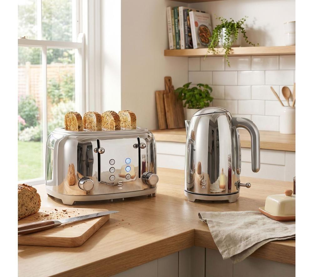 SALTER Muse EK6744 4-Slice Toaster - Silver image number 9 of 11