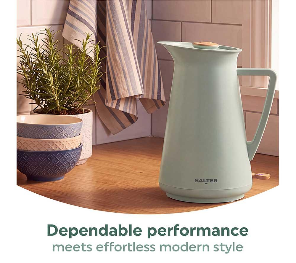 SALTER Temp Rite EK6774 Jug Kettle - Sage image number 5 of 6