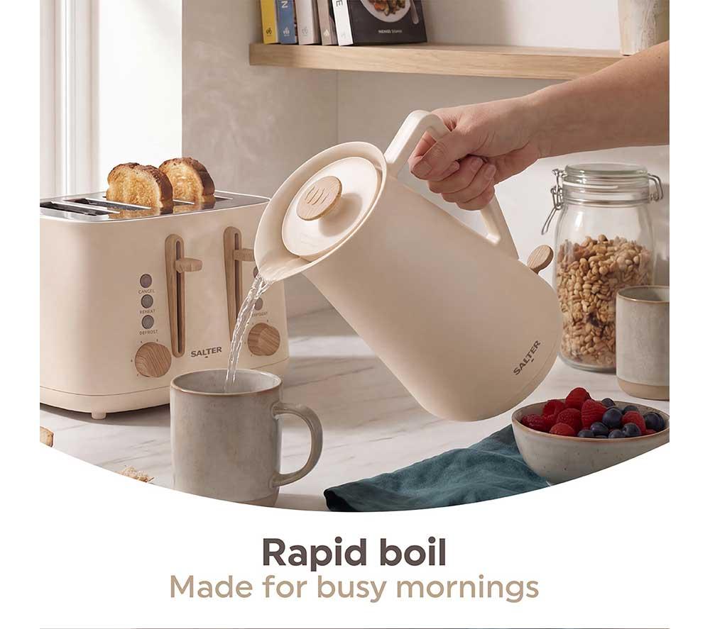 SALTER Temp Rite EK6774 Jug Kettle - Stone image number 2 of 6
